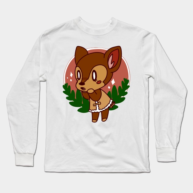 Fauna the Deer Long Sleeve T-Shirt by miooaoyamyam